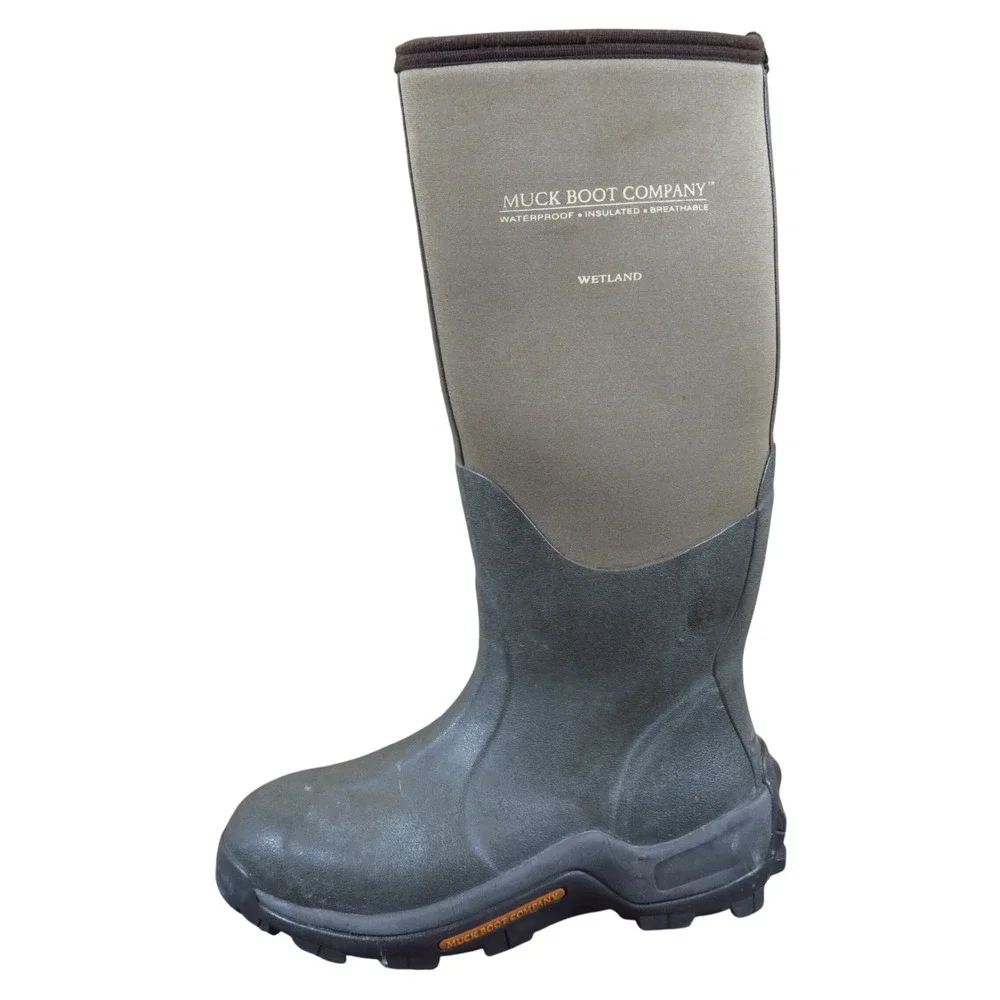 Muck Boot Company Wetland Men 7/7.5 Women 8/8.5 Hunting Fishing Boot Bark Brown